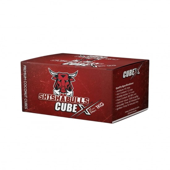 ShishaBulls CubeX Nargile Kömürü - 27 MM 1 KG