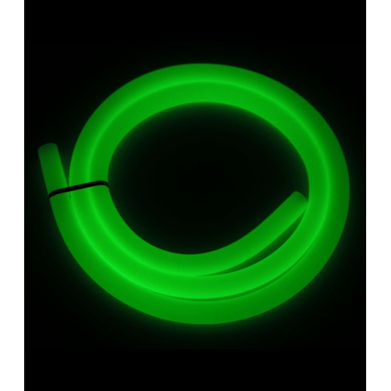 ShishaBulls Karanlıkta Parlayan Neon Soft Touch Hortum - Yeşil