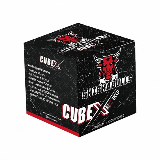 ShishaBulls CubeX Nargile Kömürü - 26 MM 1 KG