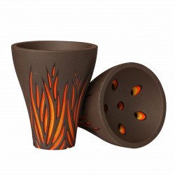 ShishaBulls BadBoy Bowl - Black Spark ShishaBulls BadBoy Bowl - Black Spark